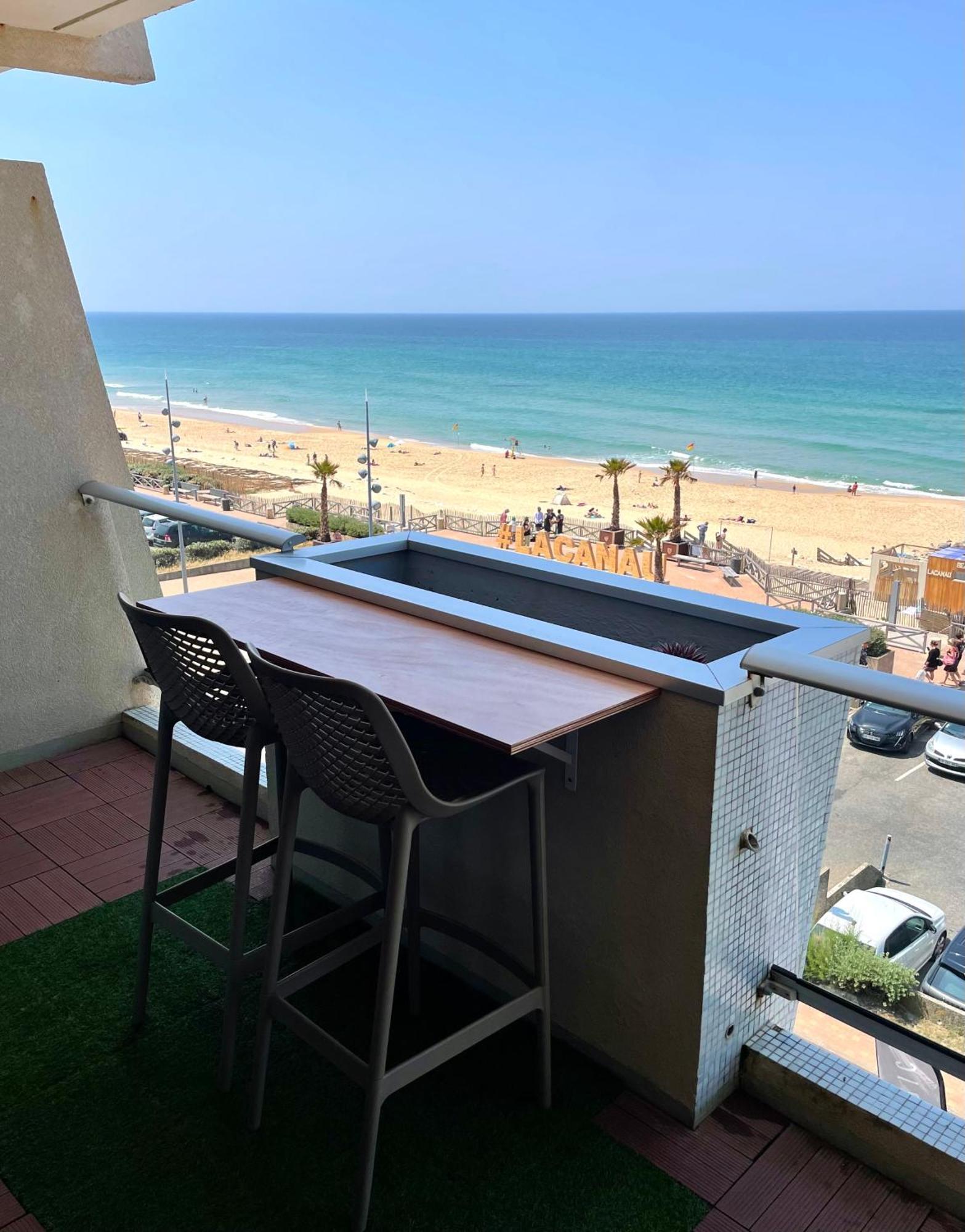 Studio Vue Imprenable Sur Ocean Lacanau Exterior foto