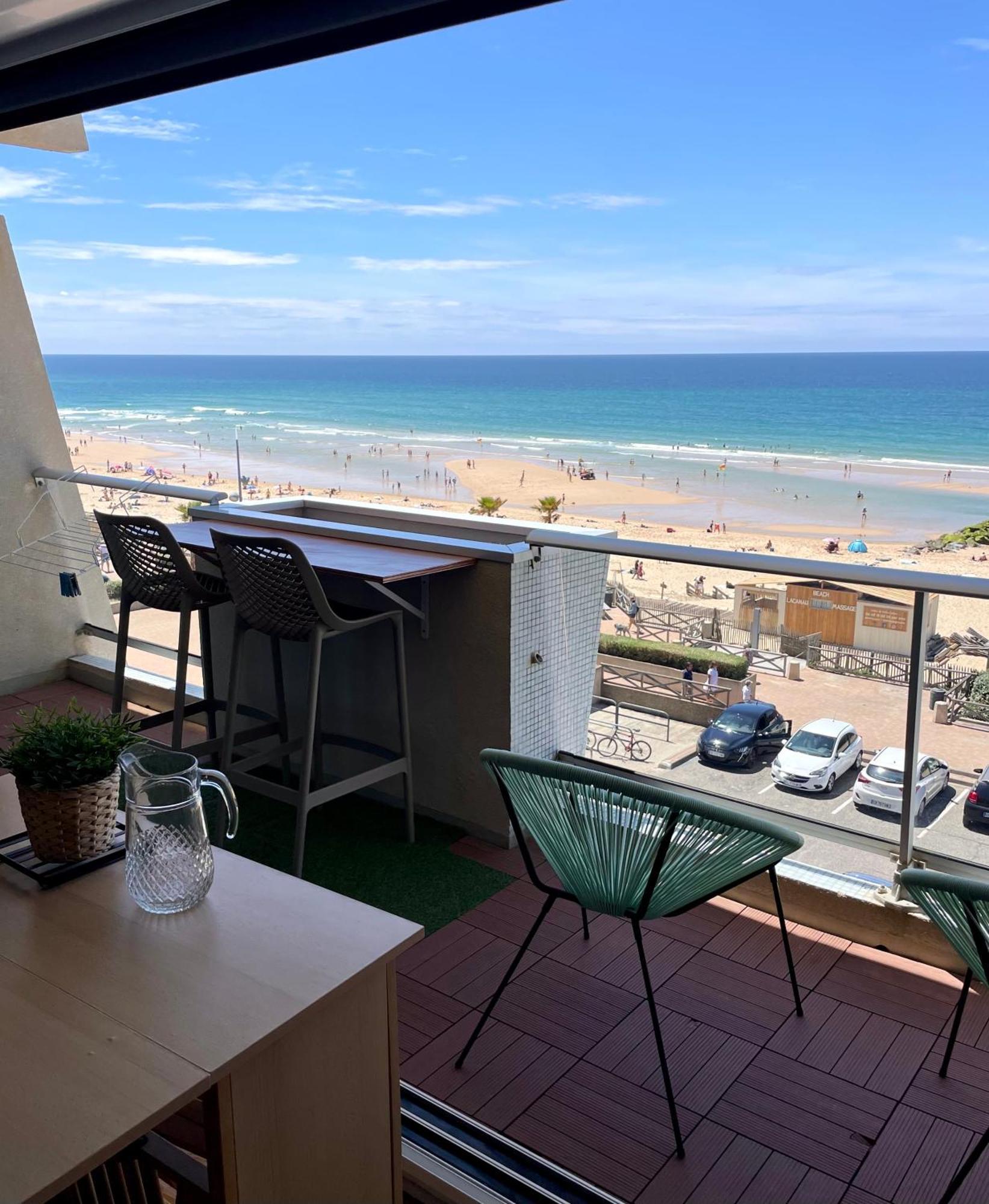 Studio Vue Imprenable Sur Ocean Lacanau Exterior foto